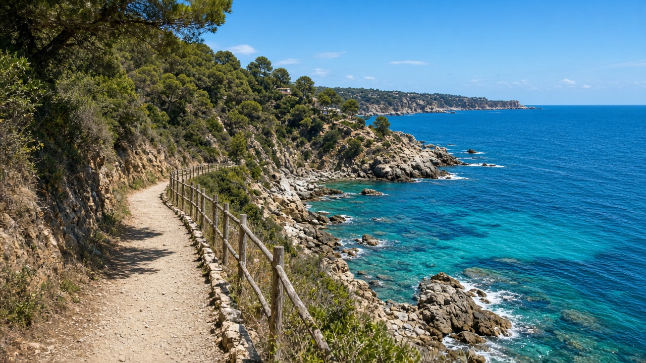 Cam&iacute; de Ronda sur la c&ocirc;te de L'Escala